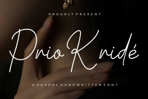Priokride   script handwritten  free font download | freefont Pro