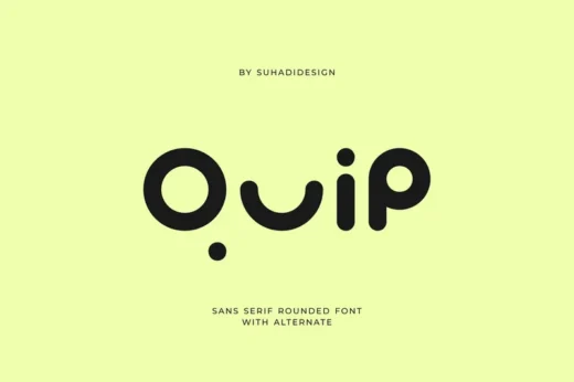 Quip - Sans Serif Rounded Alternate