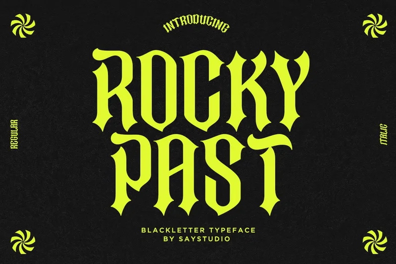 Rockypastblackletterdisplayfont20250812222508utc free font download | freefont Pro free font download | freefont Pro