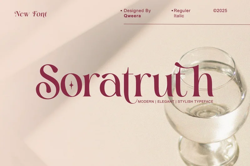 Soratruthligaturemodernelegantlogo20250812234123utc free font download | freefont Pro free font download | freefont Pro