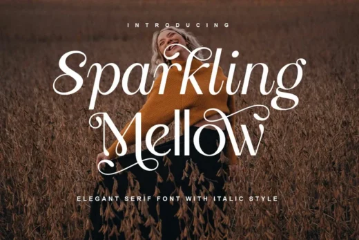 Sparkling mellow   elegant serif font  free font download | freefont Pro