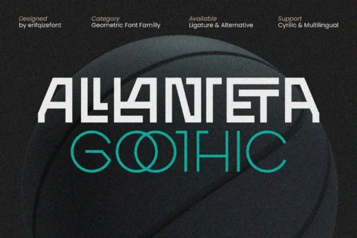 Alanteta gothic  free font download | freefont Pro