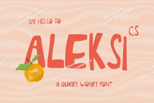 Aleksi  ugly display font  free font download | freefont Pro