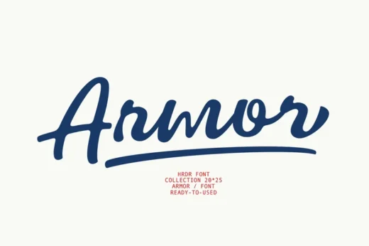 Armor - Elegant Script Font