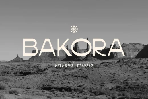 Bakora font duo  free font download | freefont Pro
