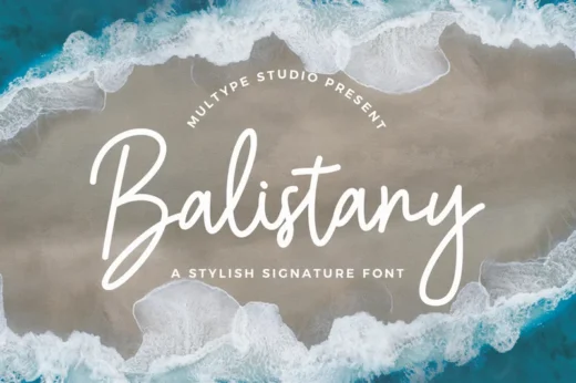 Balistany Signature Elegant Font