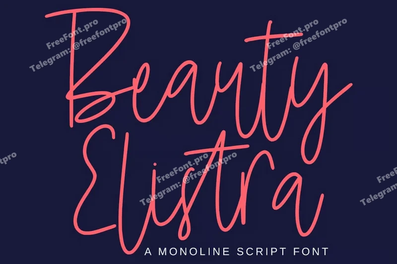 Beautyelistramonolinescriptfont20251014204739utc free font download | freefont Pro Beauty elistra monoline script font free font download | freefont Pro