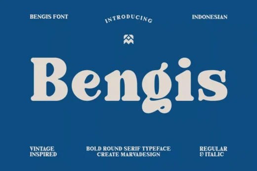 Bengis - Bold Serif Font