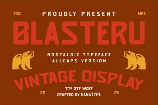 Blasteru - Crafted Typeface