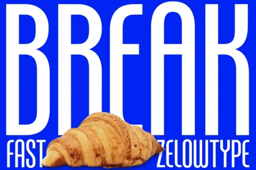 Break Fast - Display Sans
