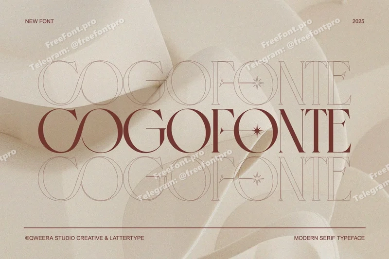 Cogofonteminimalmoderndecorativeseriffont20251016215319utc free font download | freefont Pro free font download | freefont Pro