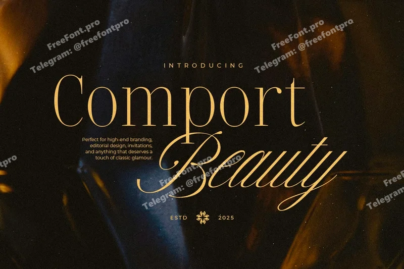 Comportbeautyclassyfontduo20251016190706utc free font download | freefont Pro free font download | freefont Pro