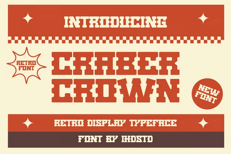 Crabercrownretrodisplaytypeface20251007223132utc free font download | freefont Pro free font download | freefont Pro