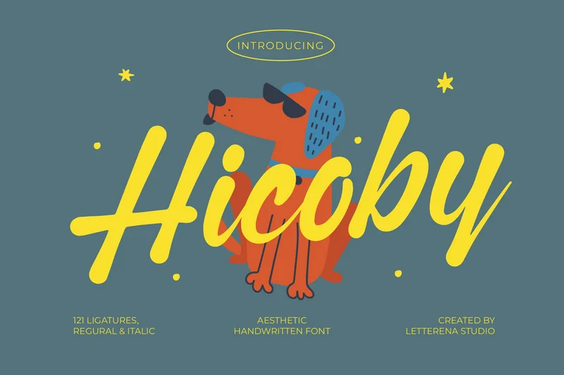 Hicobyaesthetichandwrittenfont20251017203156utc free font download | freefont Pro free font download | freefont Pro