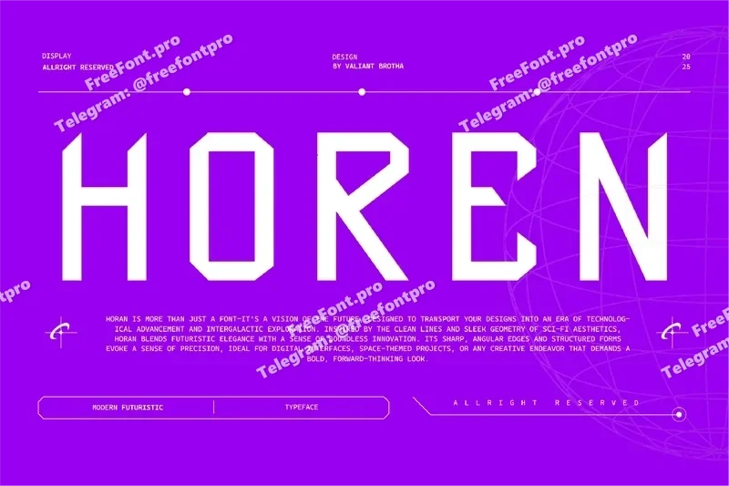 Horenfuturisticfont20251014185349utc free font download | freefont Pro free font download | freefont Pro