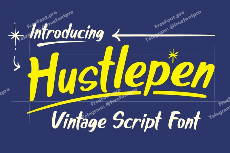 Hustlepenvintagebrushscriptfont20251014232208utc free font download | freefont Pro free font download | freefont Pro