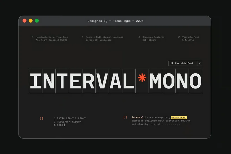 Intervalmoderngridperfectmonospace20251017182934utc free font download | freefont Pro free font download | freefont Pro