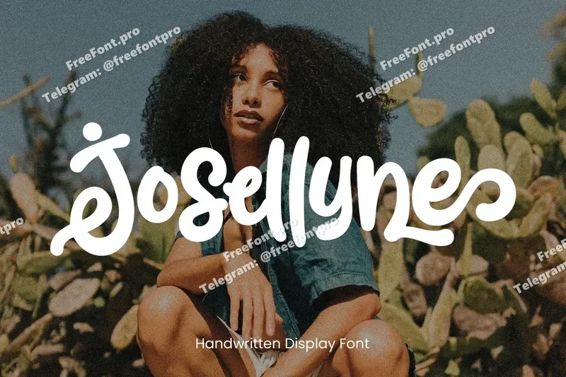 Josellynehandwrittendisplaytypeface20251013231329utc free font download | freefont Pro free font download | freefont Pro