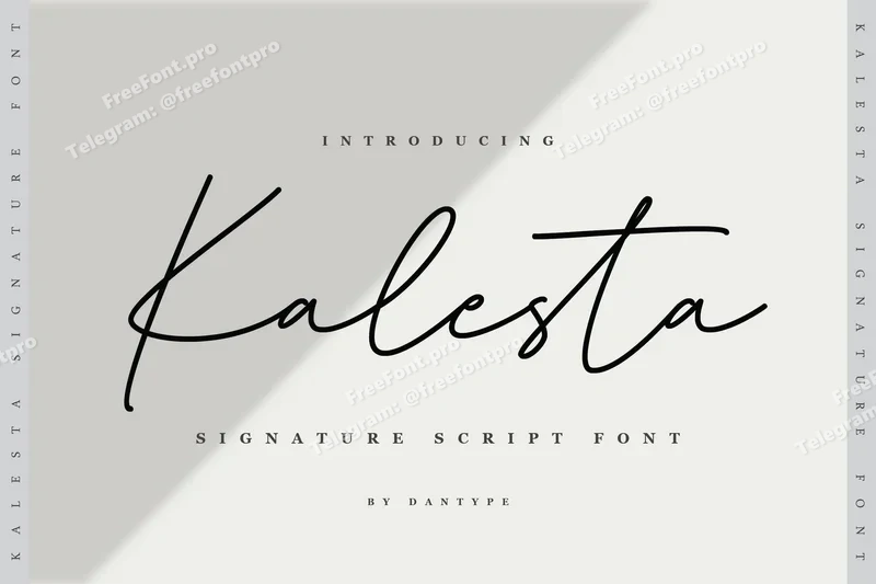Kalestamodernsignaturefont20251014220355utc free font download | freefont Pro free font download | freefont Pro