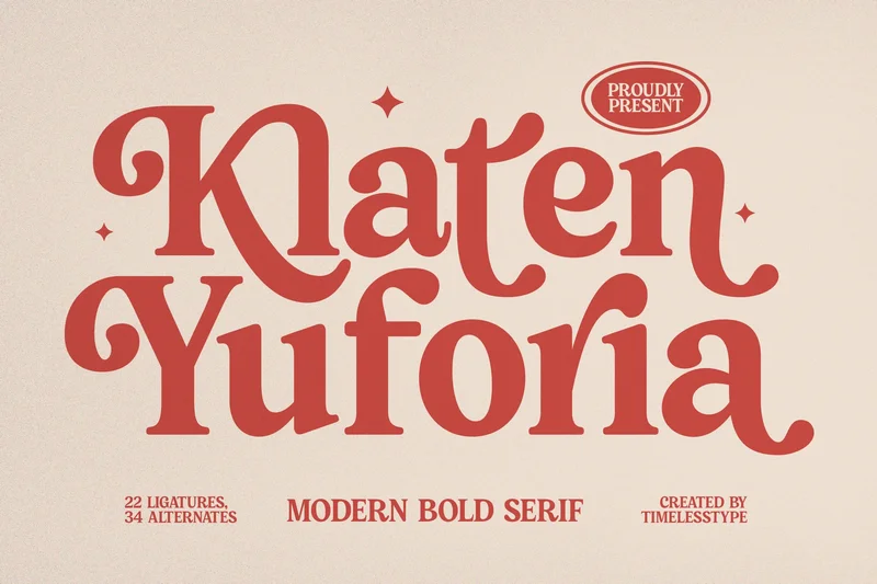 Klatenyuforiamodernboldseriffont20251008200957utc free font download | freefont Pro free font download | freefont Pro