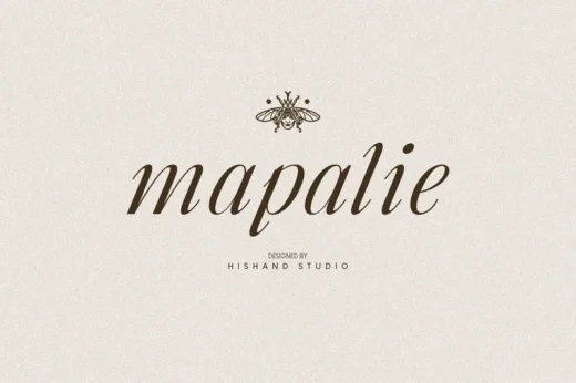 Mapalie Elegant Italic Serif
