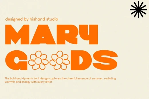 Mary Goods Sans Serif Font