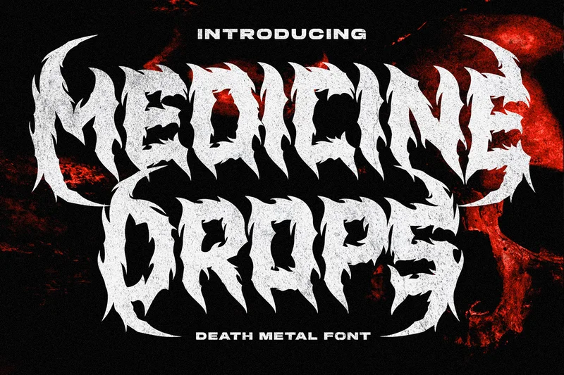 Medicinedropsdeathmetalfont20251001203152utc free font download | freefont Pro free font download | freefont Pro