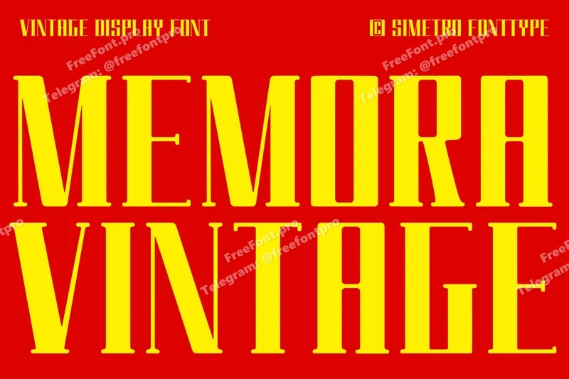 Memoravintageretrodisplayfont20251015195320utc free font download | freefont Pro free font download | freefont Pro