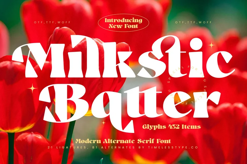 Milksticbattermodernalternateseriffont20250929230916utc free font download | freefont Pro free font download | freefont Pro