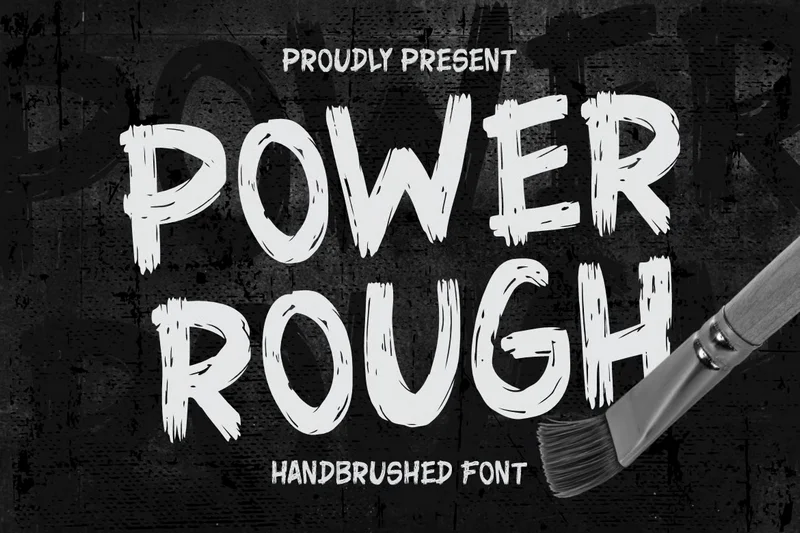 Powerroughtexturebrushfont20251003164956utc free font download | freefont Pro free font download | freefont Pro