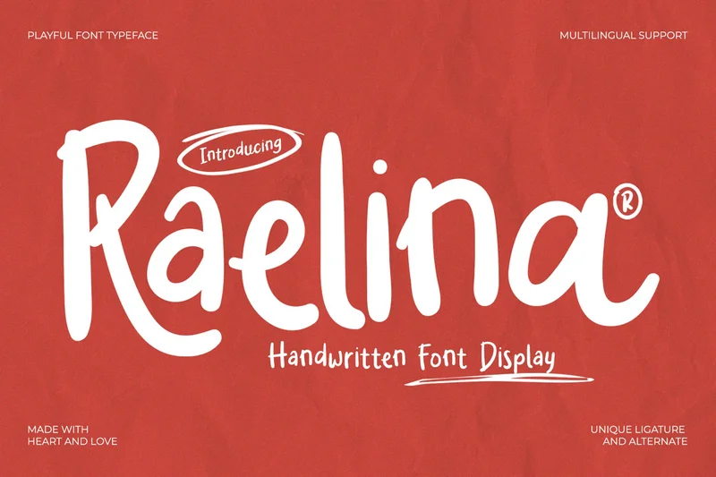Raelinahandwrittenfontdisplay20251017202755utc free font download | freefont Pro free font download | freefont Pro