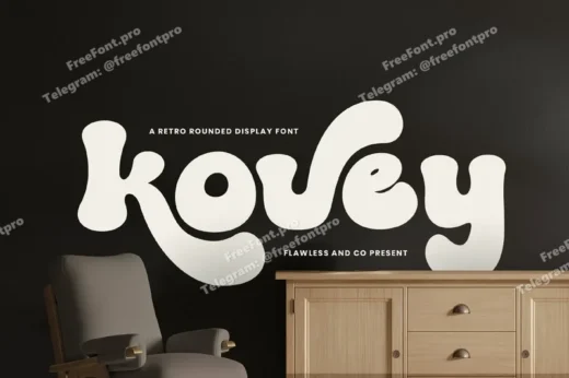 Retro Display Kovey Font