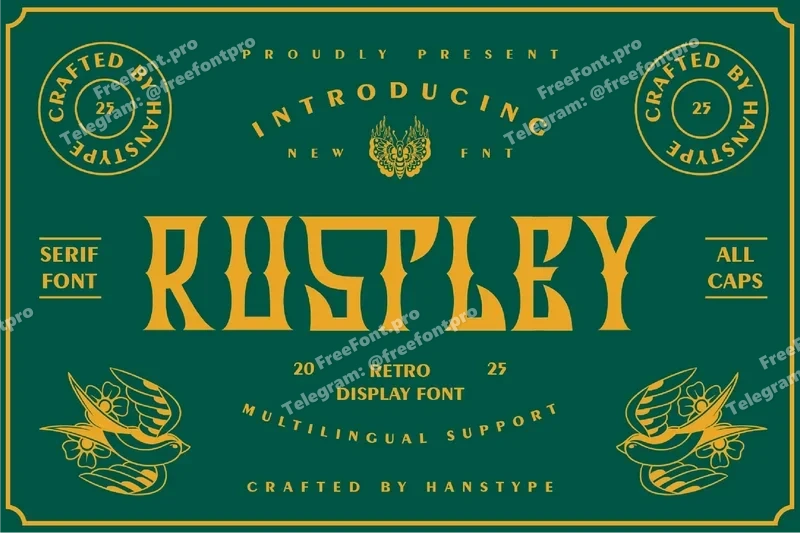 Rustleyretrotattooinspired20251006190456utc free font download | freefont Pro free font download | freefont Pro