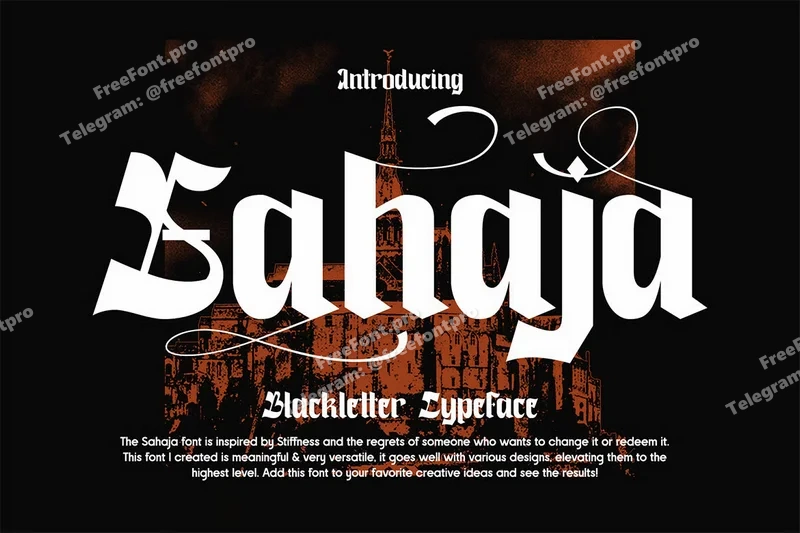 Sahajablackletter20251016175729utc free font download | freefont Pro free font download | freefont Pro