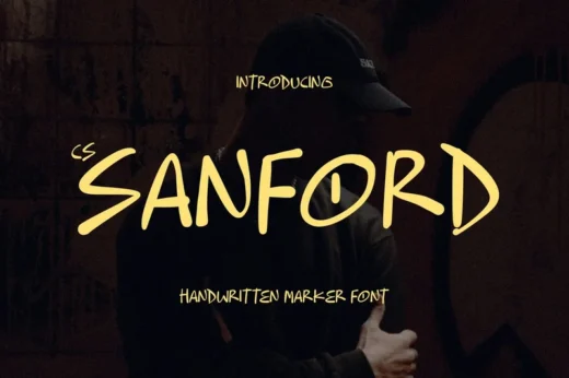 Sanford – Ink Font