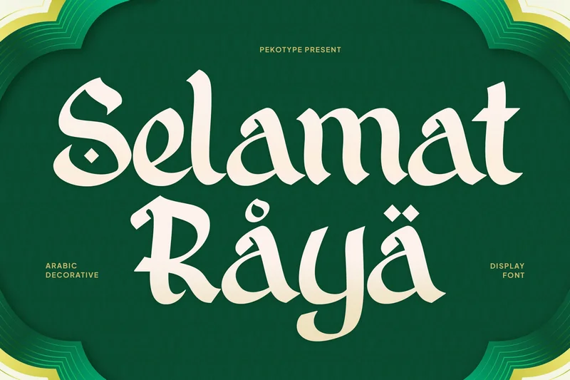 Selamatrayadecorativearabicdisplayfont20251008164947utc free font download | freefont Pro free font download | freefont Pro
