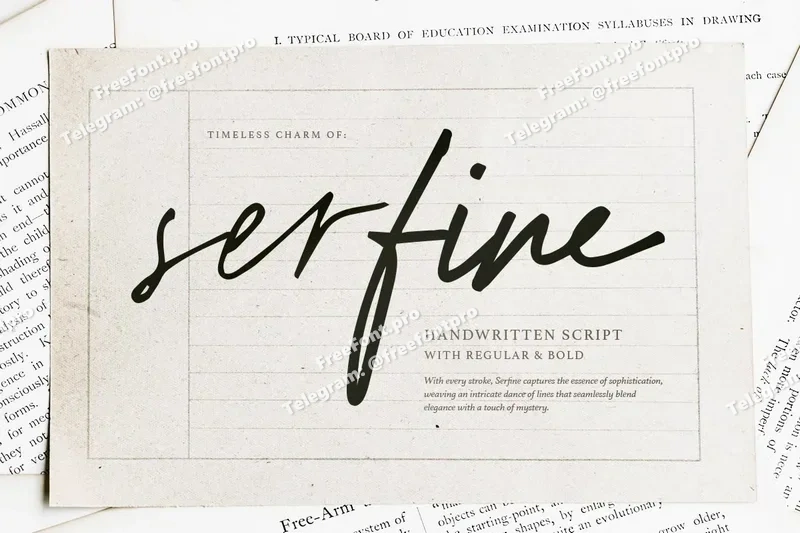 Serfinehandwrittenscript20251013235138utc free font download | freefont Pro free font download | freefont Pro