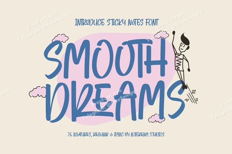 Smoothdreamsstickynotesfont20251014231501utc free font download | freefont Pro free font download | freefont Pro