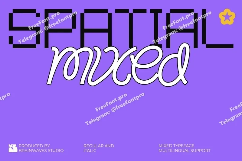 Spatialmixedfont20251014175153utc free font download | freefont Pro free font download | freefont Pro