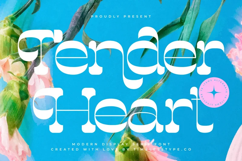 Tenderheartmoderndisplayseriffont20251003182608utc free font download | freefont Pro free font download | freefont Pro