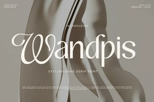 Wandpis - Stylish Sans Font