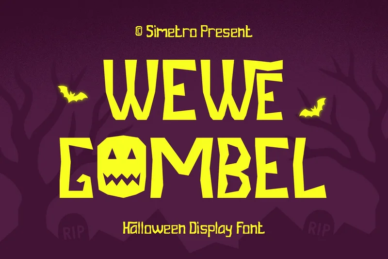 Wewegombelhalloweendisplayfont20250930165521utc free font download | freefont Pro free font download | freefont Pro