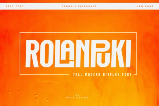 Rolanpuki font  free font download | freefont Pro